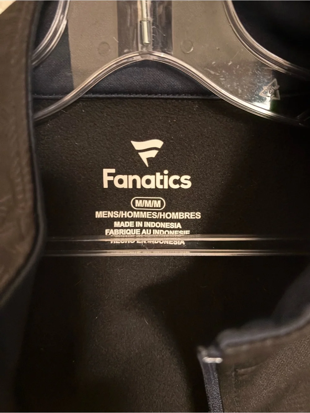 Fanatics Black Jacket with White Logo